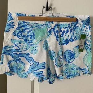 NWT  size 8 Lilly Pulitzer Buttercup Short in Barefoot Princess